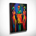 Tablou decorativ, DC360, Rama din lemn (grosime 3 cm), Multicolor