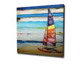 Tablou decorativ, KC211, Rama din lemn (grosime 3 cm), Multicolor