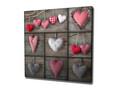 Tablou decorativ, KC220, Rama din lemn (grosime 3 cm), Multicolor
