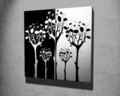 Tablou decorativ, KC223, Rama din lemn (grosime 3 cm), Multicolor