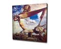Tablou decorativ, KC239, Rama din lemn (grosime 3 cm), Multicolor