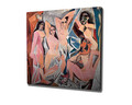 Tablou decorativ, KC241, Rama din lemn (grosime 3 cm), Multicolor
