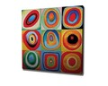 Tablou decorativ, KC263, Cadru: 100% LEMN (grosime: 3 cm), Multicolor