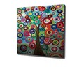 Tablou decorativ, KC264, Rama din lemn (grosime 3 cm), Multicolor