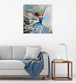 Tablou decorativ, KC268, Cadru: 100% LEMN (grosime: 3 cm), Multicolor