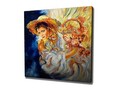 Tablou decorativ, KC272, Rama din lemn (grosime 3 cm), Multicolor