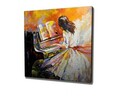 Tablou decorativ, KC273, Rama din lemn (grosime 3 cm), Multicolor