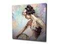 Tablou decorativ, KC275, Rama din lemn (grosime 3 cm), Multicolor