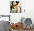 Tablou decorativ, KC276, Rama din lemn (grosime 3 cm), Multicolor