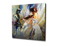 Tablou decorativ, KC276, Rama din lemn (grosime 3 cm), Multicolor