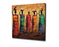 Tablou decorativ, KC279, Rama din lemn (grosime 3 cm), Multicolor