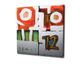 Tablou decorativ, KC287, Rama din lemn (grosime 3 cm), Multicolor