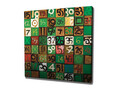 Tablou decorativ, KC288, Rama din lemn (grosime 3 cm), Multicolor