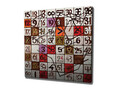 Tablou decorativ, KC289, Rama din lemn (grosime 3 cm), Multicolor