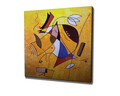 Tablou decorativ, KC291, Rama din lemn (grosime 3 cm), Multicolor
