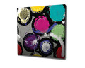 Tablou decorativ, KC295, Rama din lemn (grosime 3 cm), Multicolor