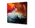 Tablou decorativ, KC303, Rama din lemn (grosime 3 cm), Multicolor