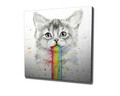 Tablou decorativ, KC305, Rama din lemn (grosime 3 cm), Multicolor