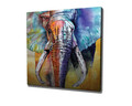 Tablou decorativ, KC306, Rama din lemn (grosime 3 cm), Multicolor