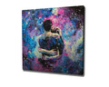 Tablou decorativ, KC309, Rama din lemn (grosime 3 cm), Multicolor
