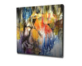 Tablou decorativ, KC315, Rama din lemn (grosime 3 cm), Multicolor