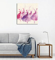 Tablou decorativ, KC319, Rama din lemn (grosime 3 cm), Multicolor