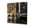 Tablou decorativ, KC322, Rama din lemn (grosime 3 cm), Multicolor
