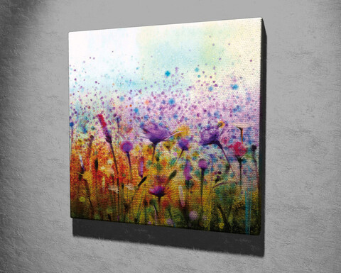 Tablou decorativ, KC326, Rama din lemn (grosime 3 cm), Multicolor