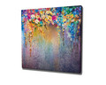 Tablou decorativ, KC327, Rama din lemn (grosime 3 cm), Multicolor