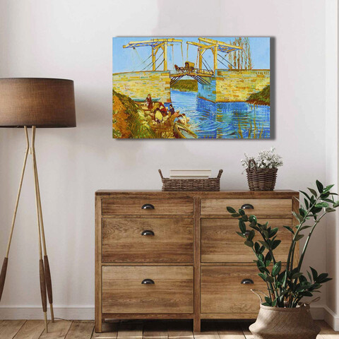 Tablou decorativ, 4570VANGOGH004, Lemn, Multicolor