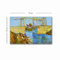 Tablou decorativ, 4570VANGOGH004, Lemn, Multicolor