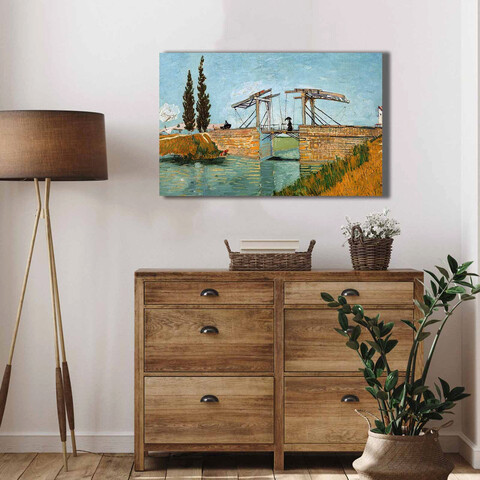 Tablou decorativ, 4570VANGOGH006, Lemn, Multicolor