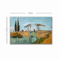 Tablou decorativ, 4570VANGOGH006, Lemn, Multicolor