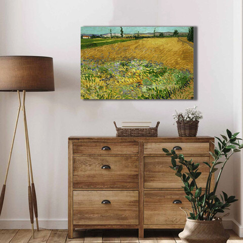 Tablou decorativ, 4570VANGOGH012, Lemn, Multicolor