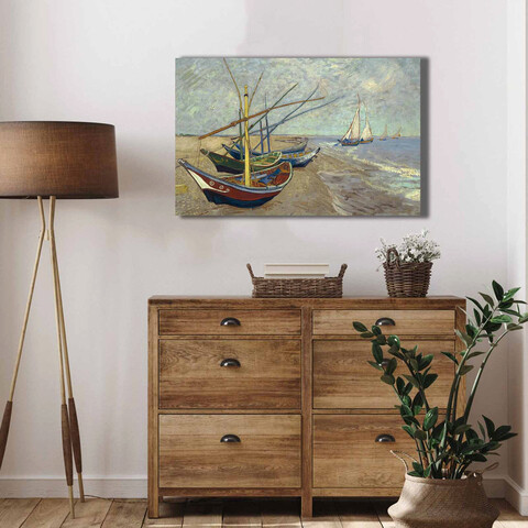 Tablou decorativ, 4570VANGOGH013, Lemn, Multicolor