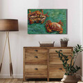 Tablou decorativ, 4570VANGOGH014, Lemn, Multicolor