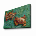 Tablou decorativ, 4570VANGOGH014, Lemn, Multicolor