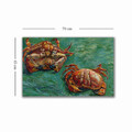Tablou decorativ, 4570VANGOGH014, Lemn, Multicolor