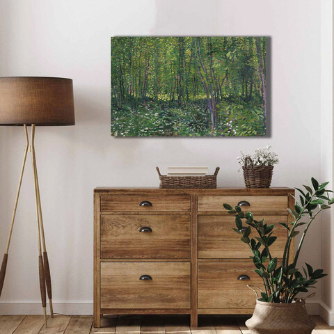 Tablou decorativ, 4570VANGOGH015, Lemn, Multicolor