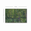 Tablou decorativ, 4570VANGOGH015, Lemn, Multicolor