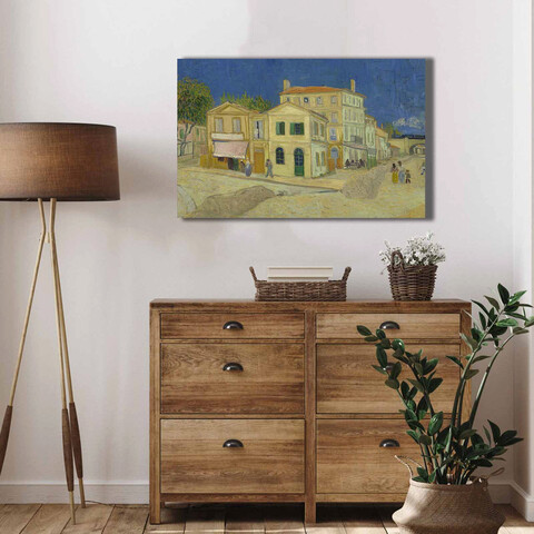 Tablou decorativ, 4570VANGOGH016, Lemn, Multicolor