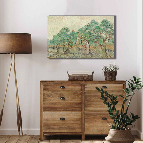 Tablou decorativ, 4570VANGOGH021, Lemn, Multicolor