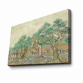 Tablou decorativ, 4570VANGOGH021, Lemn, Multicolor