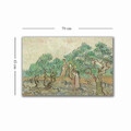 Tablou decorativ, 4570VANGOGH021, Lemn, Multicolor