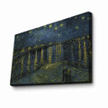 Tablou decorativ, 4570VANGOGH026, Lemn, Multicolor