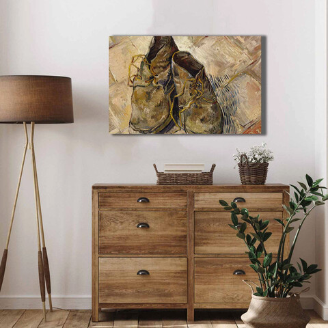 Tablou decorativ, 4570VANGOGH028, Lemn, Multicolor