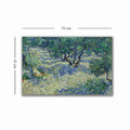 Tablou decorativ, 4570VANGOGH030, Lemn, Multicolor