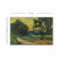Tablou decorativ, 4570VANGOGH032, Lemn, Multicolor