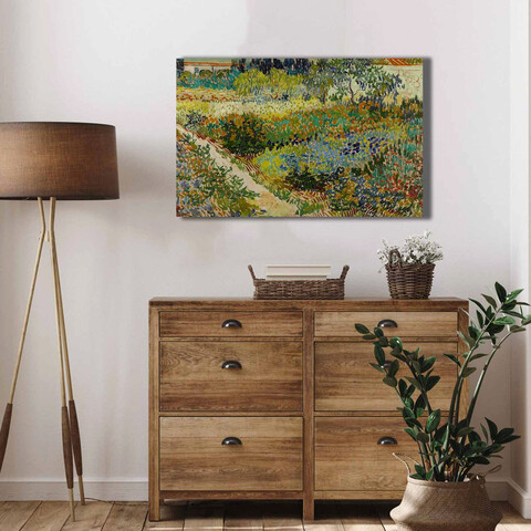 Tablou decorativ, 4570VANGOGH040, Lemn, Multicolor