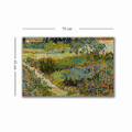 Tablou decorativ, 4570VANGOGH040, Lemn, Multicolor